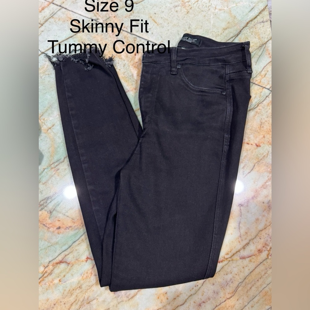 Women's Black Jeans with Tummy Control